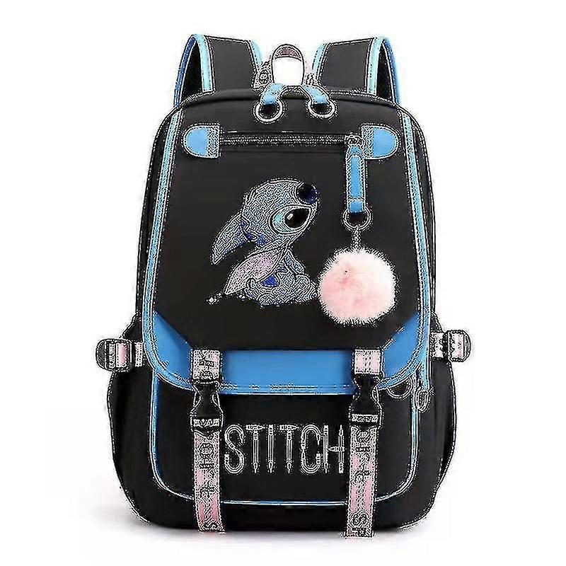 Stitch Usb Rechargeable Schoolbag Male And Female Student Backpack Backpack_a Z