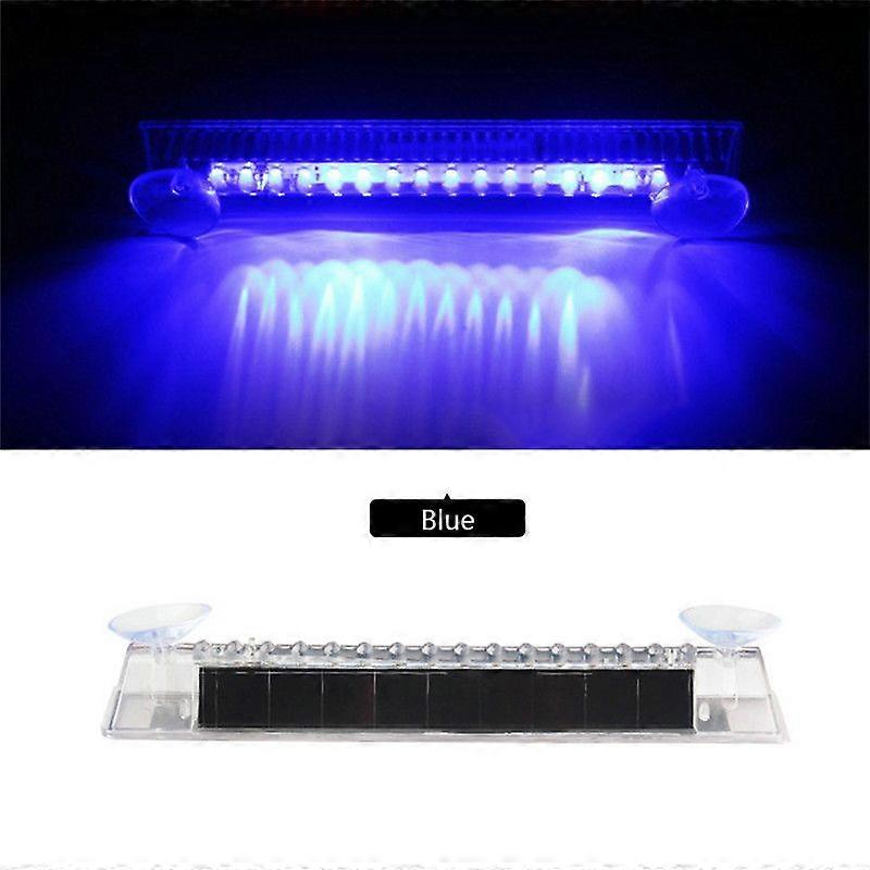 16LED wireless car LED alarm lamp car solar flash warning lamp car super bright colorful universal interior decoration