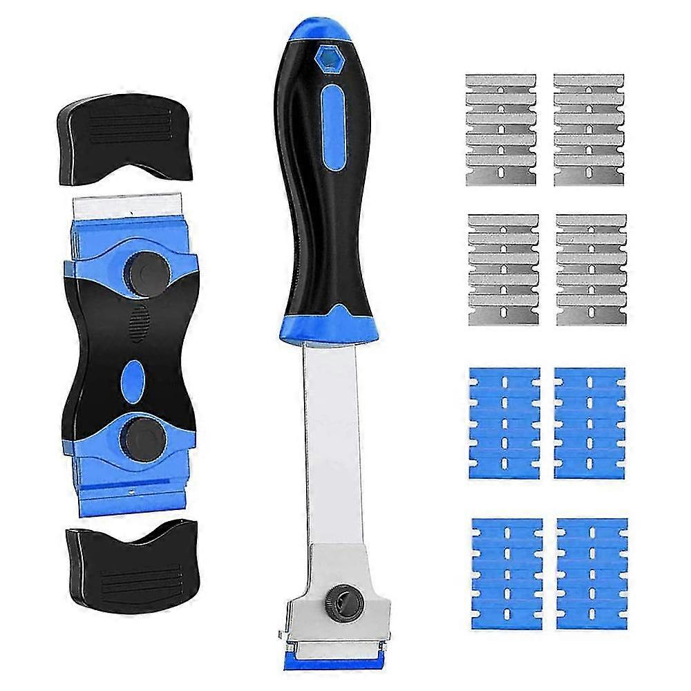 2 Pcs Blade Scraper Glass Scraper Hob Plastic Blade Scraper Tool For Removing Label Registration St