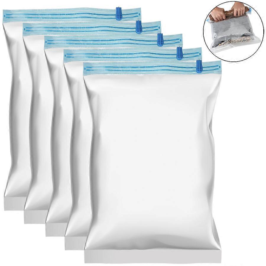 Compression Vacuum Storage Bags 5-Pack 35x50cm PE+PET