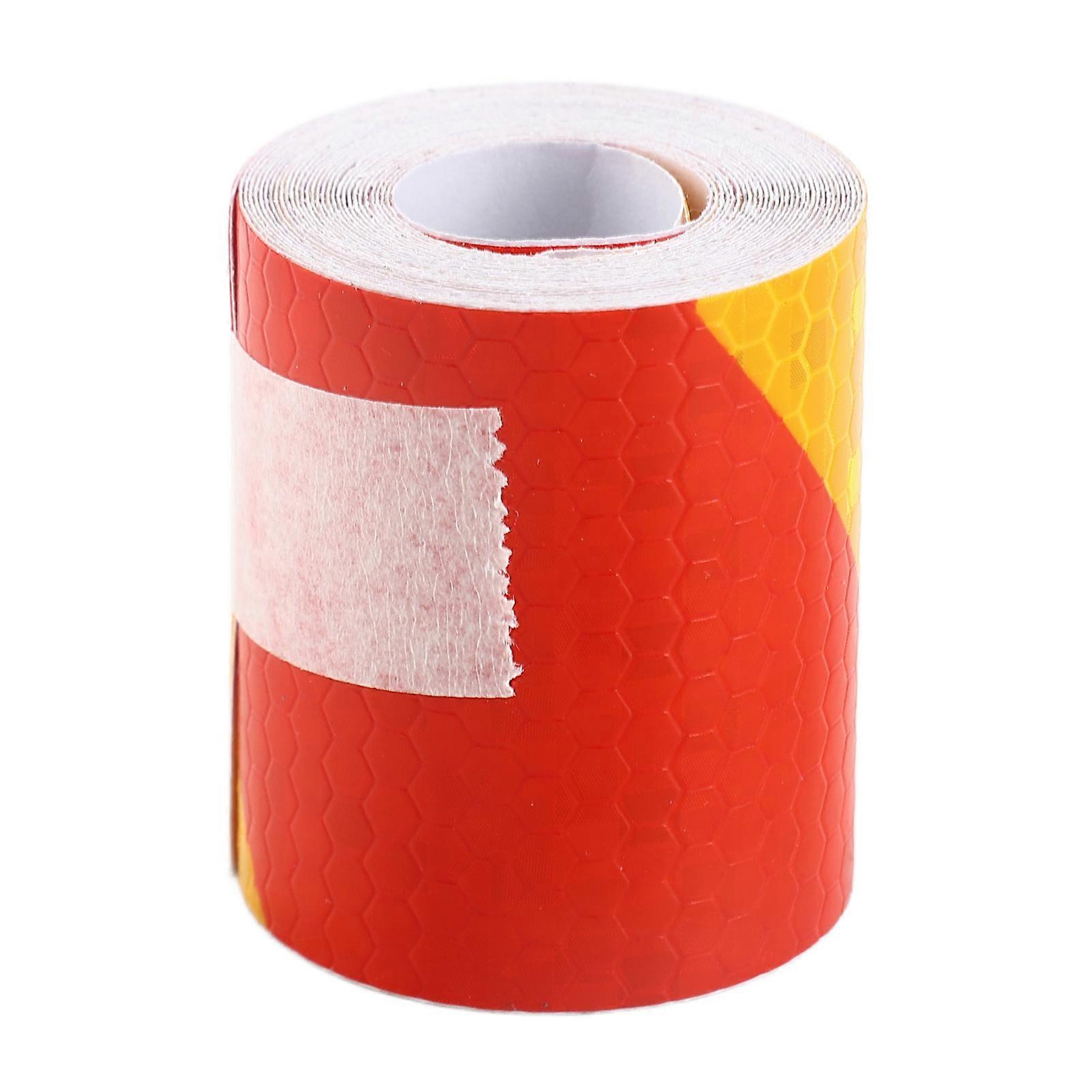 Safety warning tape for car with reflective twill printing