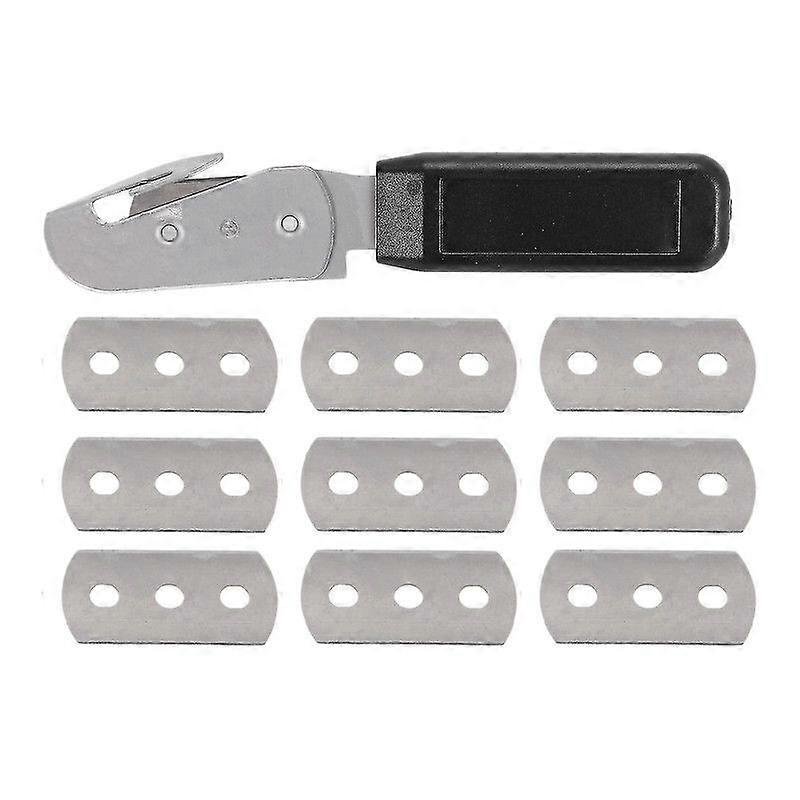 Vinyylipohjaisen paperinleikkurin manuaalinen veitsi auton sävytykseen ja taustapaperiin, 10 lisäterällä