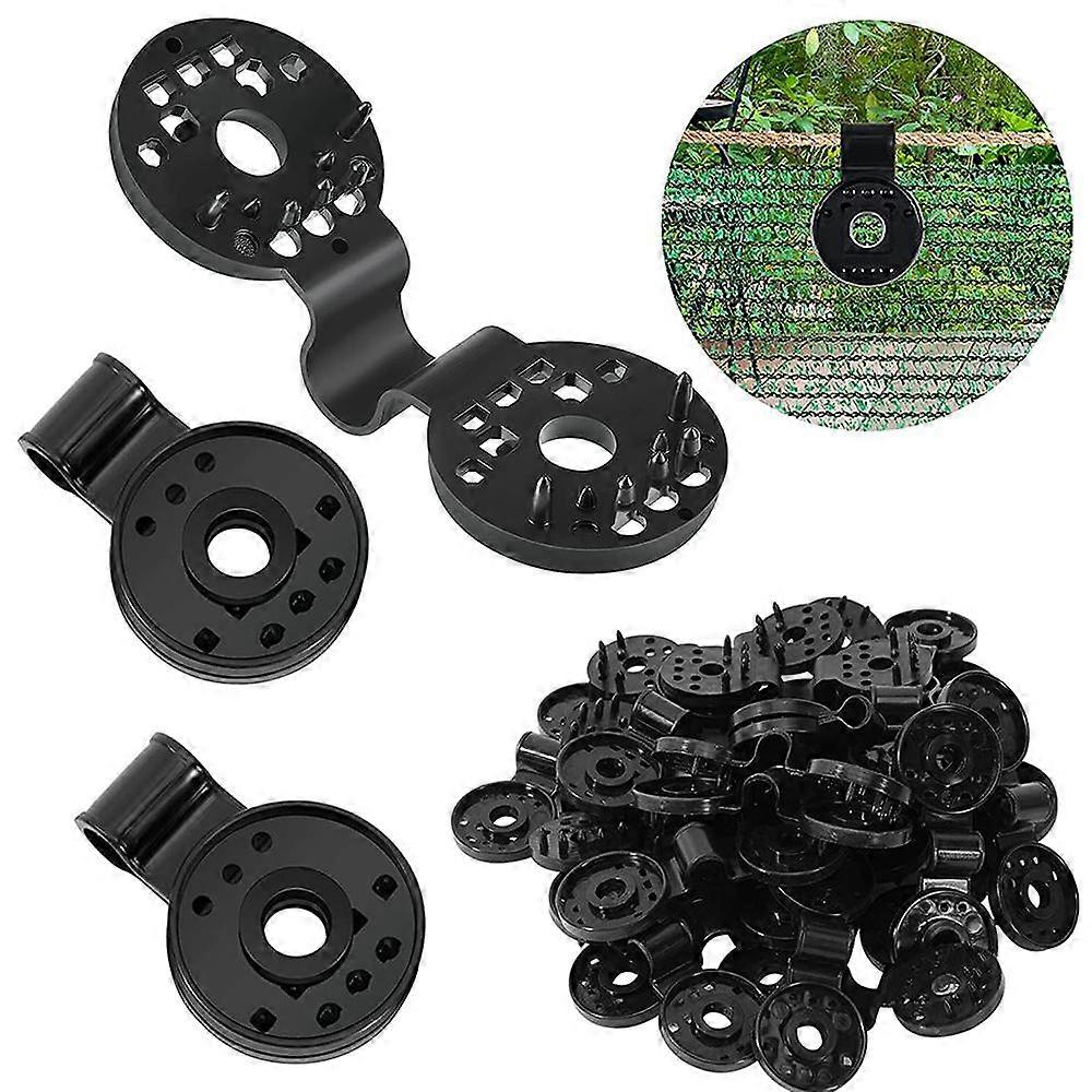 50/30/20/10Pcs Sun Shade Net Clip Sunshade Net Fixing Clip Greenhouse Shade Cloth Fabric Fix Clamp Plastic Grommet Fence Netting Hook