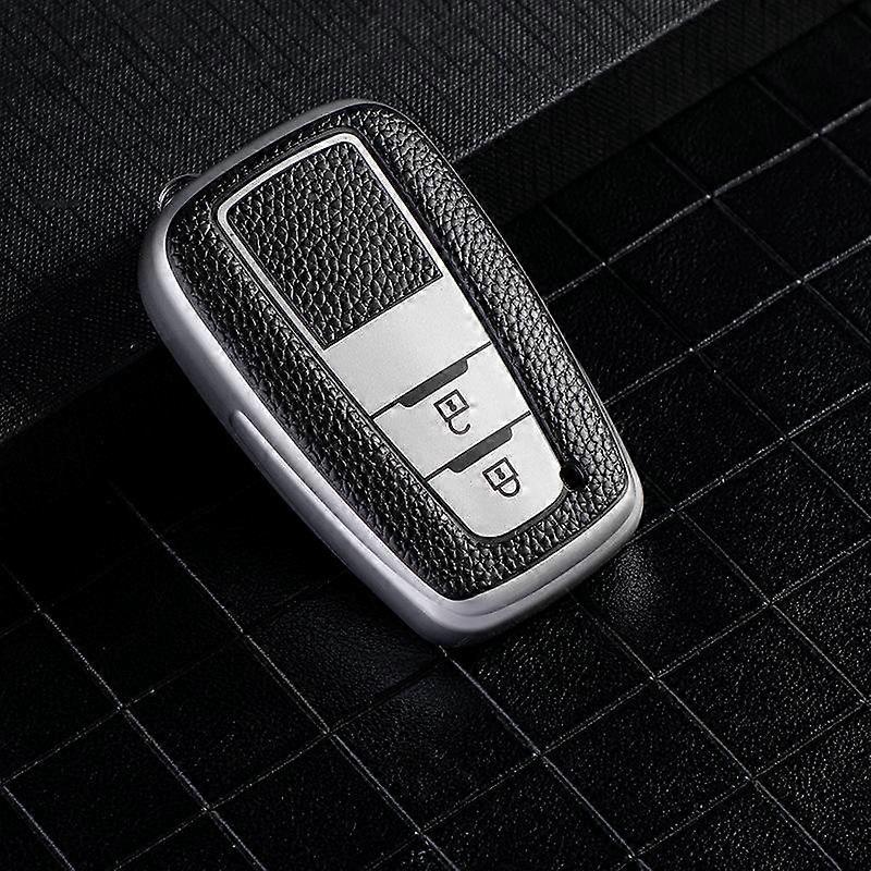 New Design Leather TPU Car Remote Key Cover Case Shell For Toyota Camry RAV4 Prius CHR C-HR Avalon Corolla Land Cruiser Prado Accessories