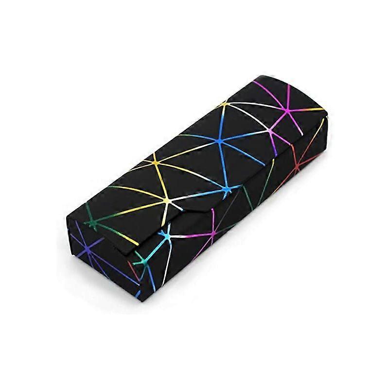 Dazzling Lattice Brillenetui, Tragbares Schutzbrillenetui, Mode Brille Hartschalenetui, Unisex