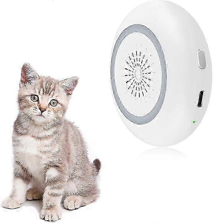 Cat Litter Deodorizer, Smart Pet Smell Eliminator, 99% Deodorization, USB Powered 7-Day Battery Life, Mini Pet Air Purifier to Purify Odor from Cat Li