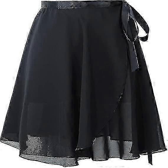 filles en mousseline de soie wrap jupe jupe de ballet jupe de danse pure f26