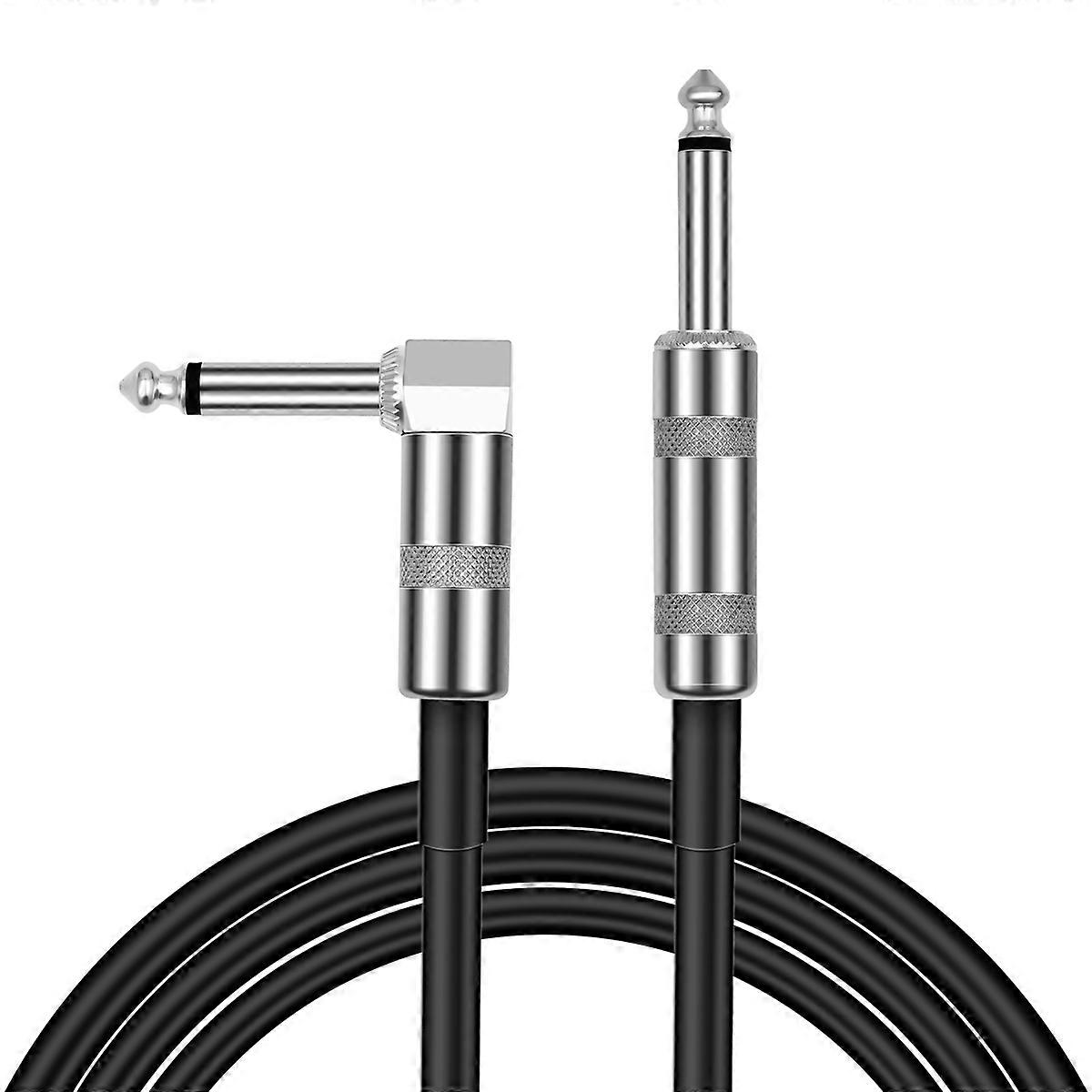 Gitarrkabel 3 meter, elektriskt instrument, basförstärkarkabel för elektrisk mandolin, ljudinstrumentkabel