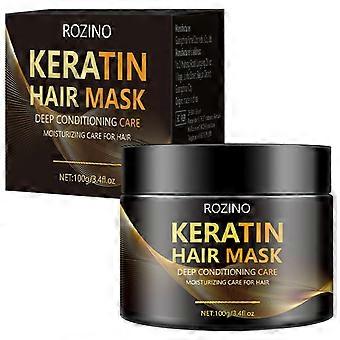 Keratin Hair Mask  Deep Conditioning Treatment for Dry, Damaged and Frizzy Hair, Repairs, Nourishes, Intense Hydration, Frizz Control & Shine, All Hai