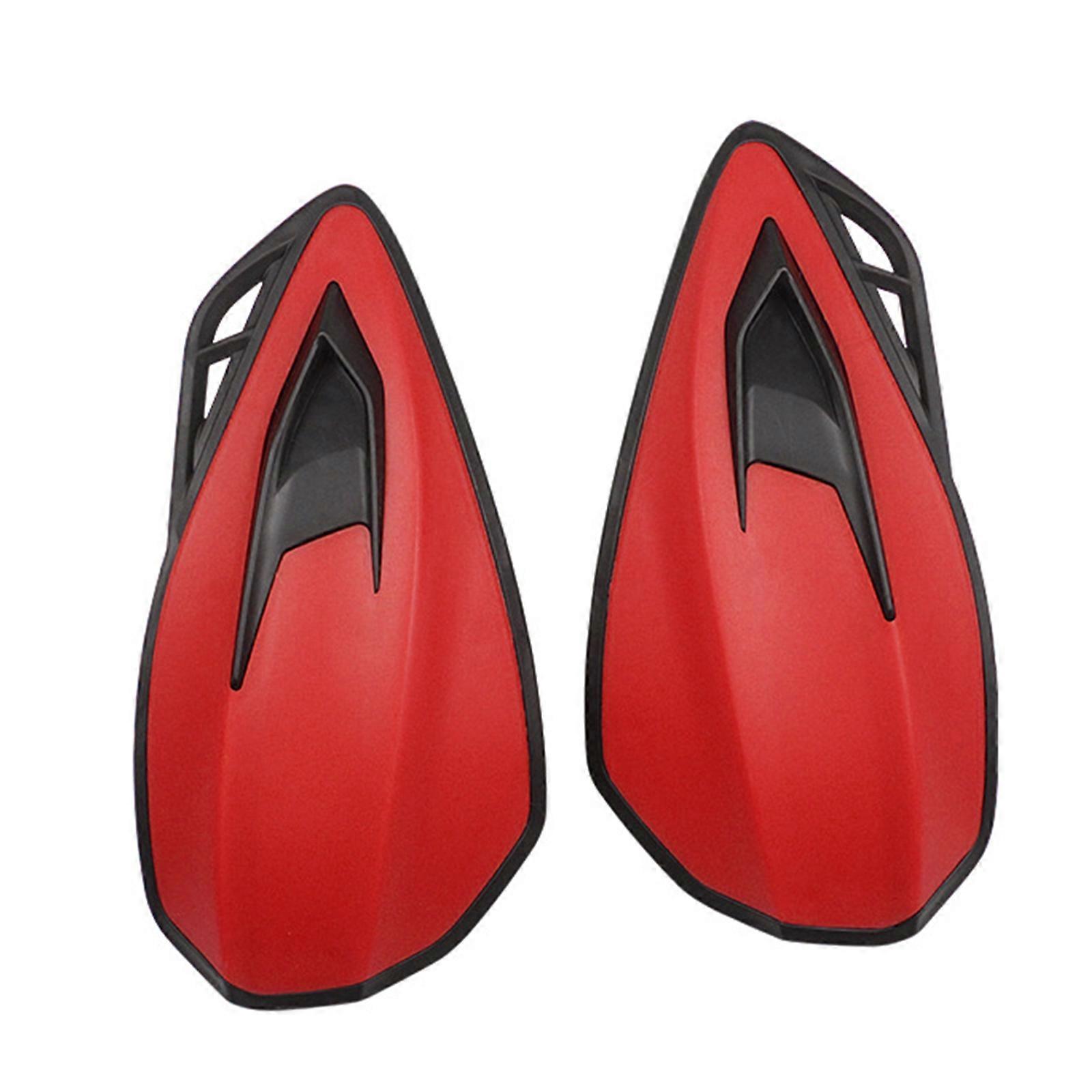 Easy Install Handlebar Hand Protections Protective Hand Guards Aluminum Hand Guard Set for Enhances Levering Protections Red