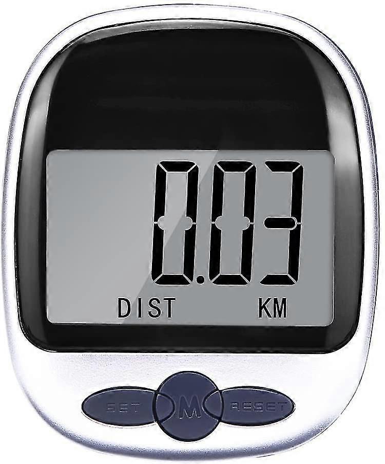 Pocket Pedometer Step Counter Walking Distance Calorie Counter With Large Lcd