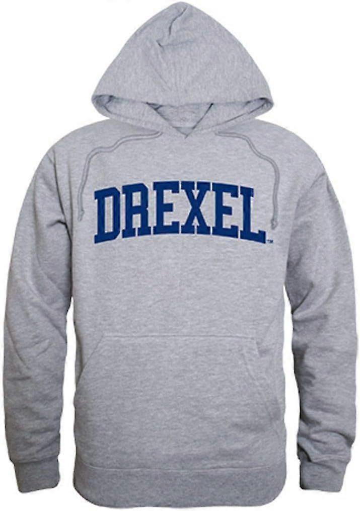 Drexel University Dragons Game Day mikina s kapucňou Heather Sivá