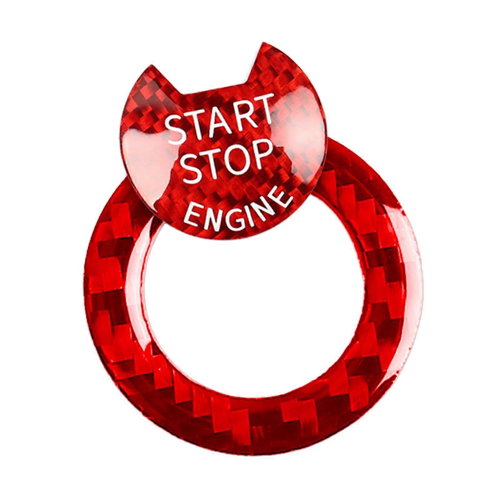 Car Engine Button Cover, Push Button Cover Fit for Q50 Q60