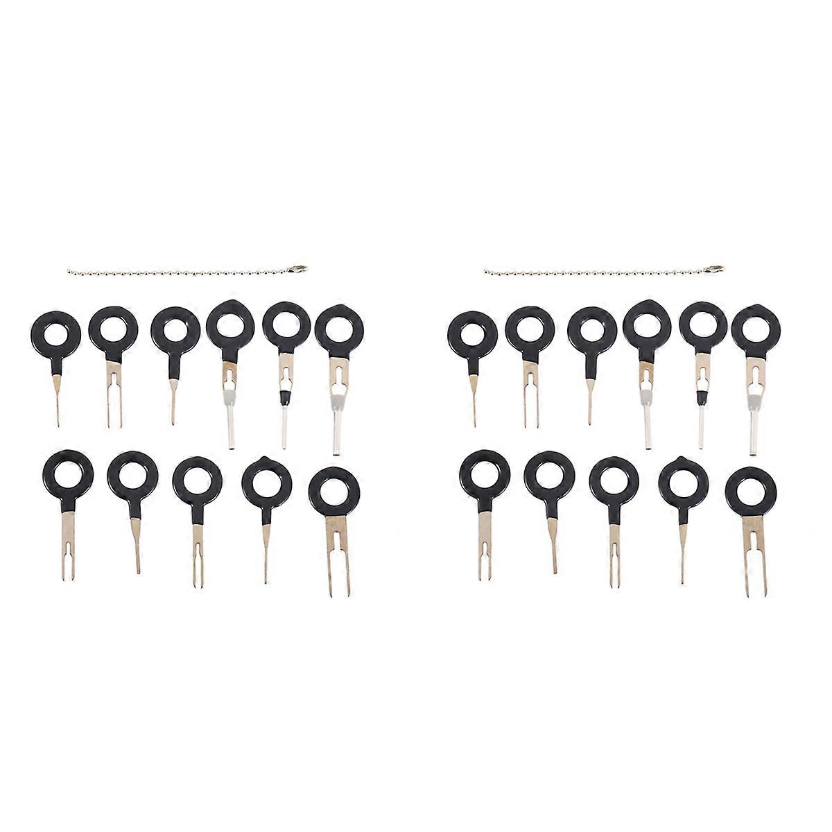 22Pcs Terminal Removal Tools Car Electrical Cable Wiring Crimp Connector Pin Extractor Kit Car Repa