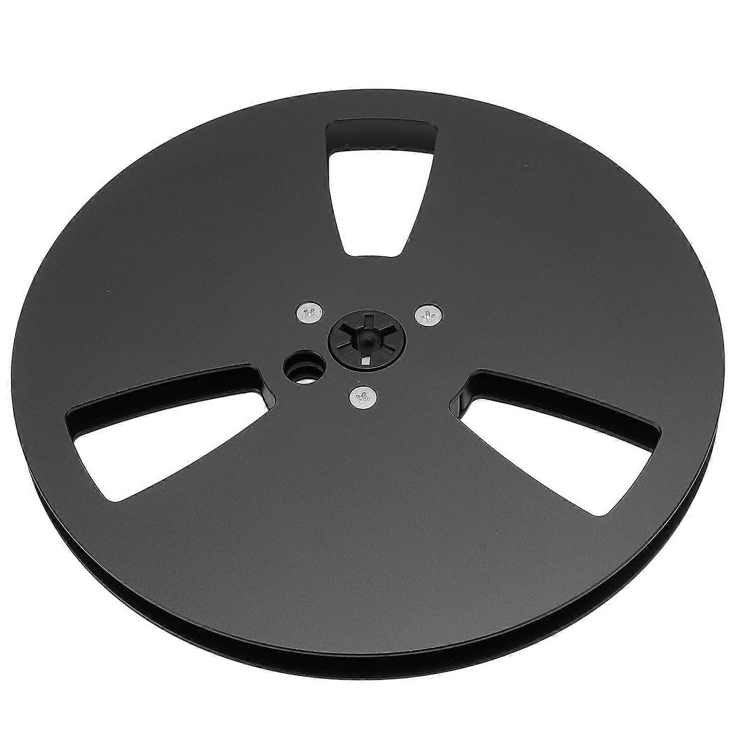 1/4 7 Inch Empty Tape Reel 3 Holes Aluminum Alloy Universal Open Sound Recording Tape Empty Reel for