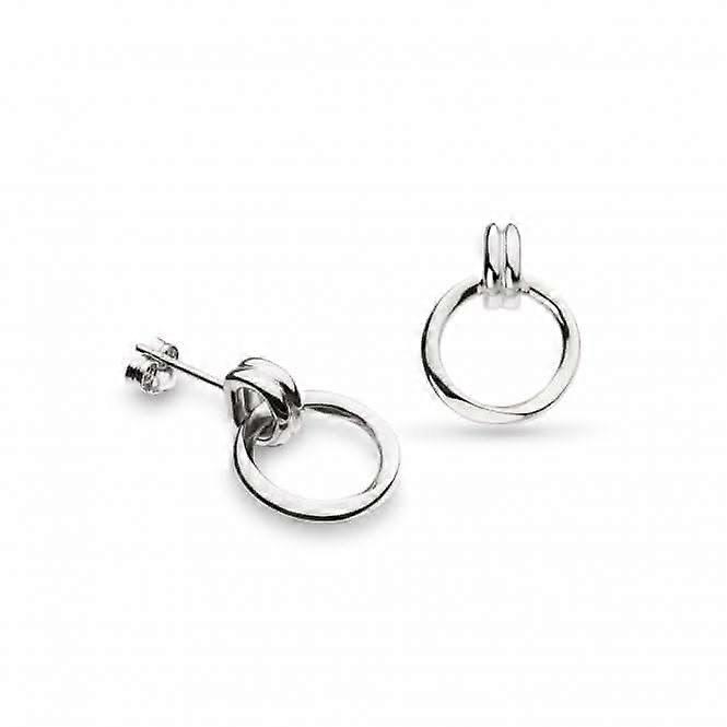 Bevel Unity Drop Stud Earrings 41172RP