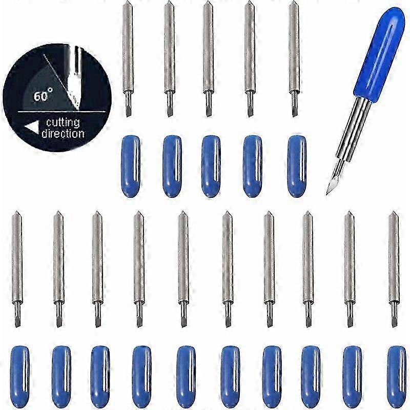 15 Pack Cutting Plotter Replacement Blades (60 Degree) - for Explore Air, Explore Air 2