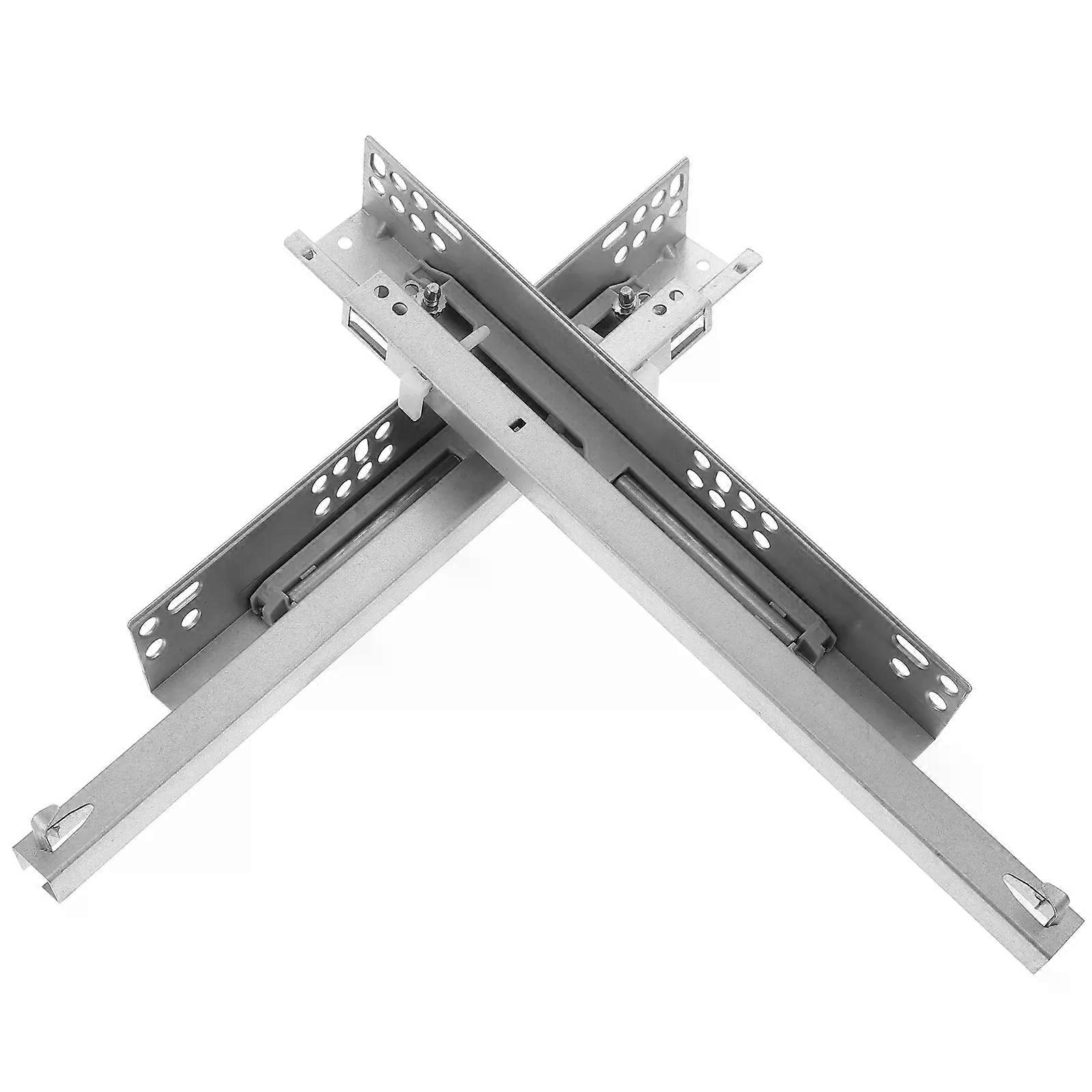Barn Door Hardware Drawer Hidden Slides Rail Dresser Scalable Undermount Kitchen Cabinets