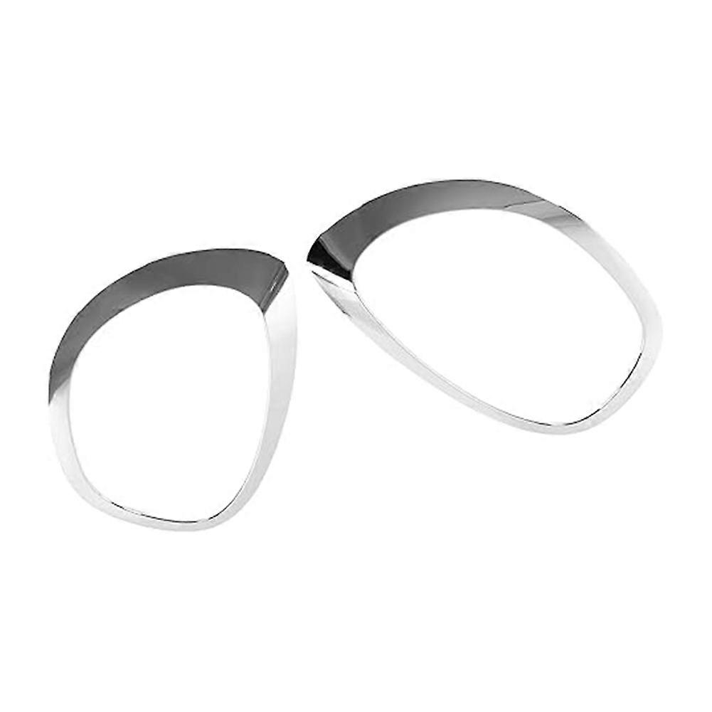 aleawol Headlight Trim Ring for BMW MINI COOPER F55 F56 F57 2014-2021, 2pcs Gloss Black Headlight Trim Bezel, OEM 51137300631, 51137300632