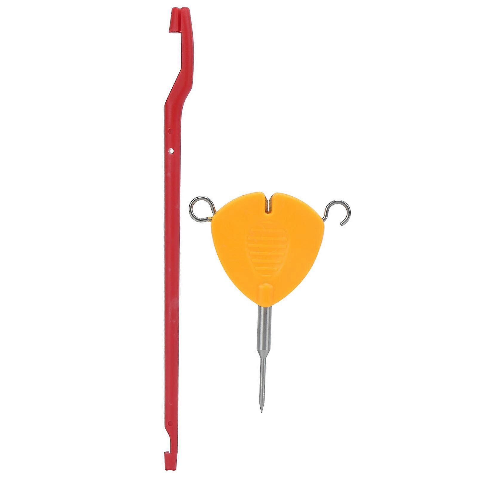 Multifunctional Fishing Bait Needle Hook Knot Puller Tying Tool Set Baiting Rigs Tool Kit