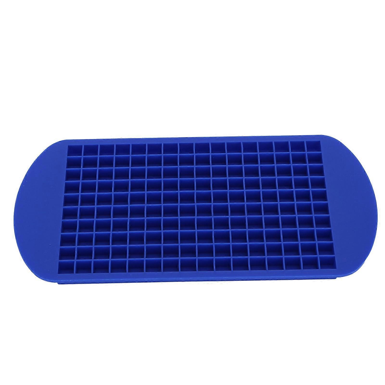 160 Grid Tray Square Flexible Silicone High Temperature Resistant Mini Ice Cube Mold for Home Restaurant