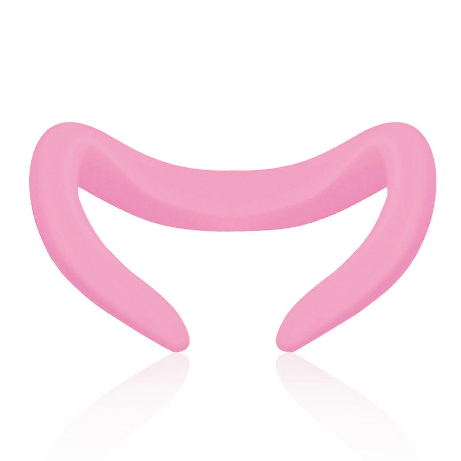 Interfaces faciales pour casque VR Quest3, coussinet facial de remplacement, housse en silicone douce pour la peau, pour un confort optimal, rose