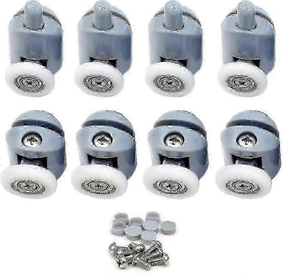 Duschtürrollen 8 Stück Duschtürrollen Schiebe-Duschtürroller