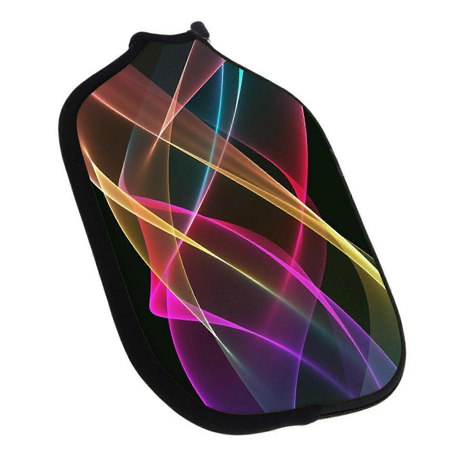 Racket Case with Zipper for Paddle Cover, Waterproof Multicolor Design, Durable Material, Fits Standard Size Paddles
