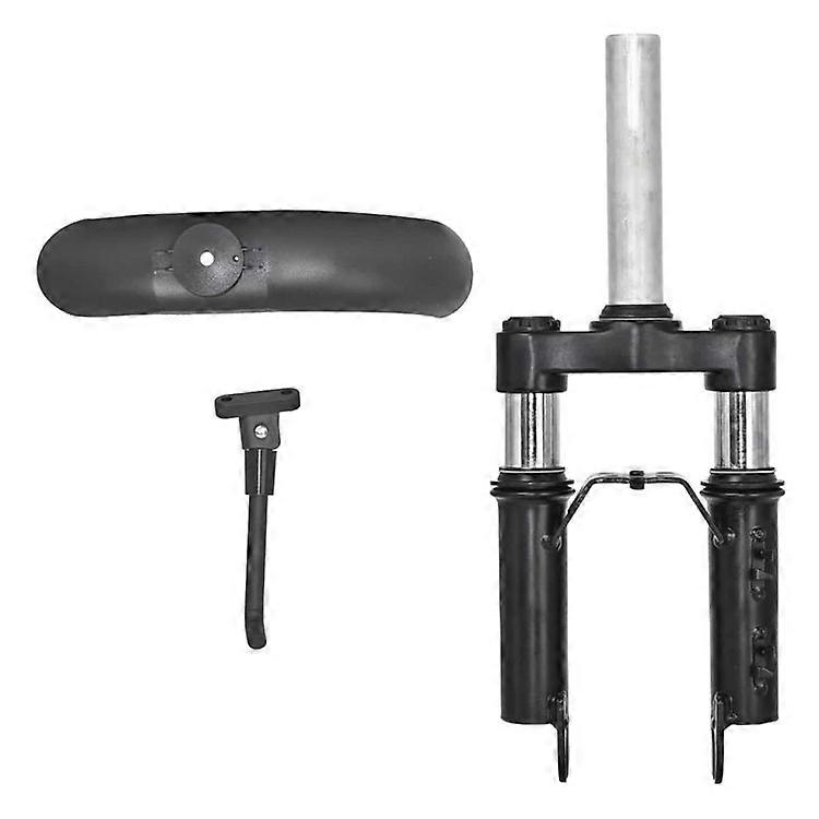 Compatible For Xiaomi M365 / Pro / Pro 2 Shock Absorber Front Suspension Fork + Mudguard + Foot Support Set