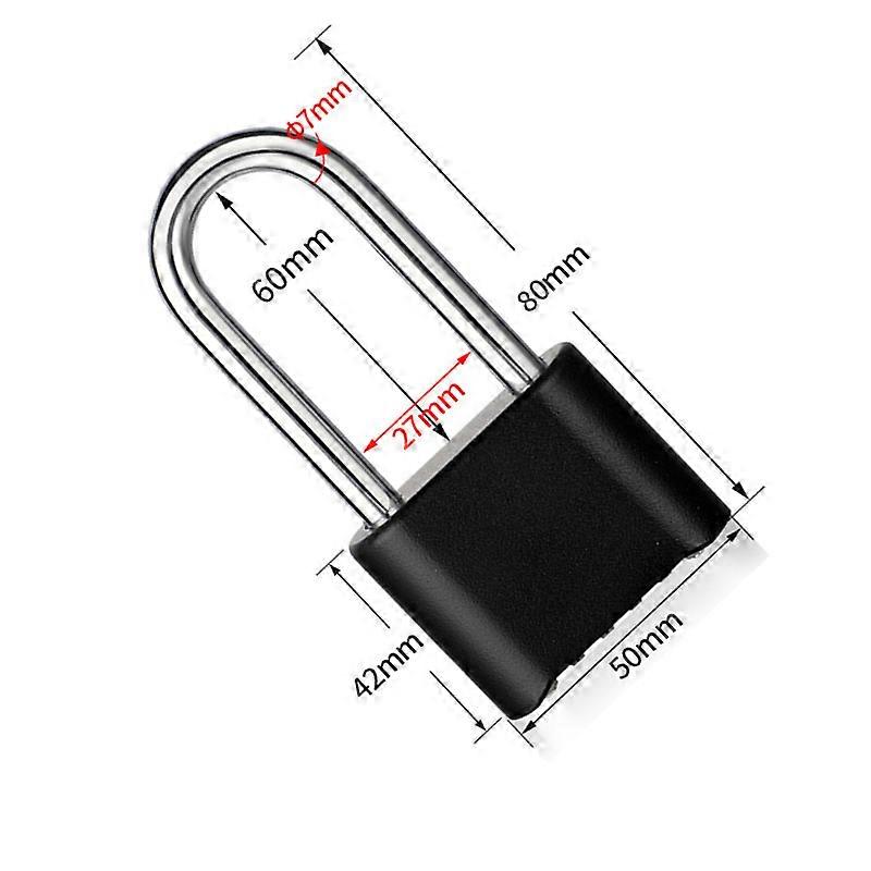 INF Long Shackle Combination Padlock Oak Belongings