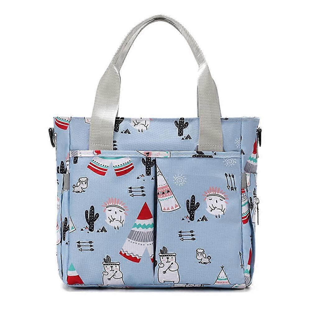 Cloth Bag Large Capacity Crossbody Tote For Mom Model B Pockets