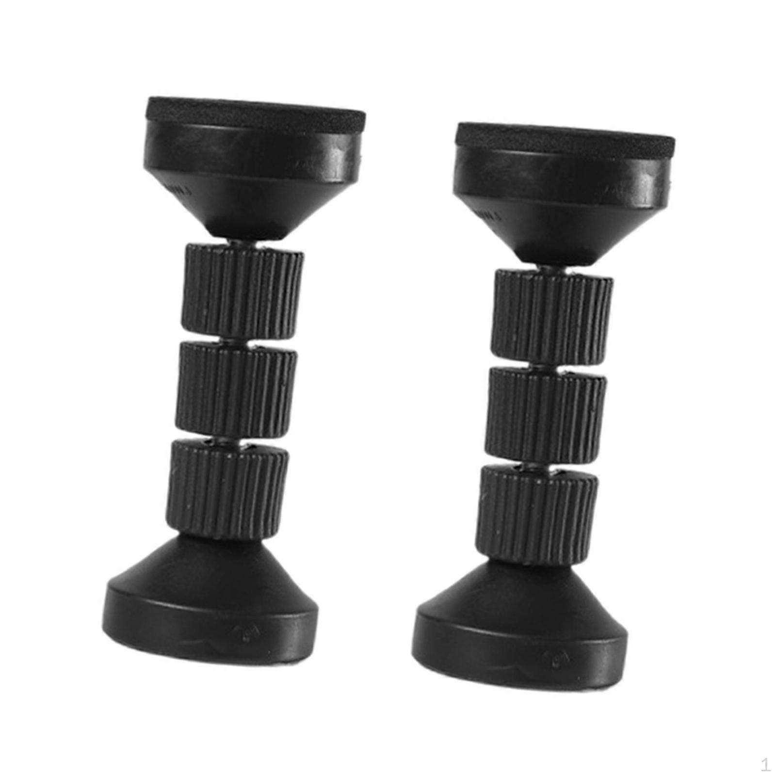2 Pieces Headboard Stoppers Stabilizers Threaded Bed Frame Fixer, Adjustable
