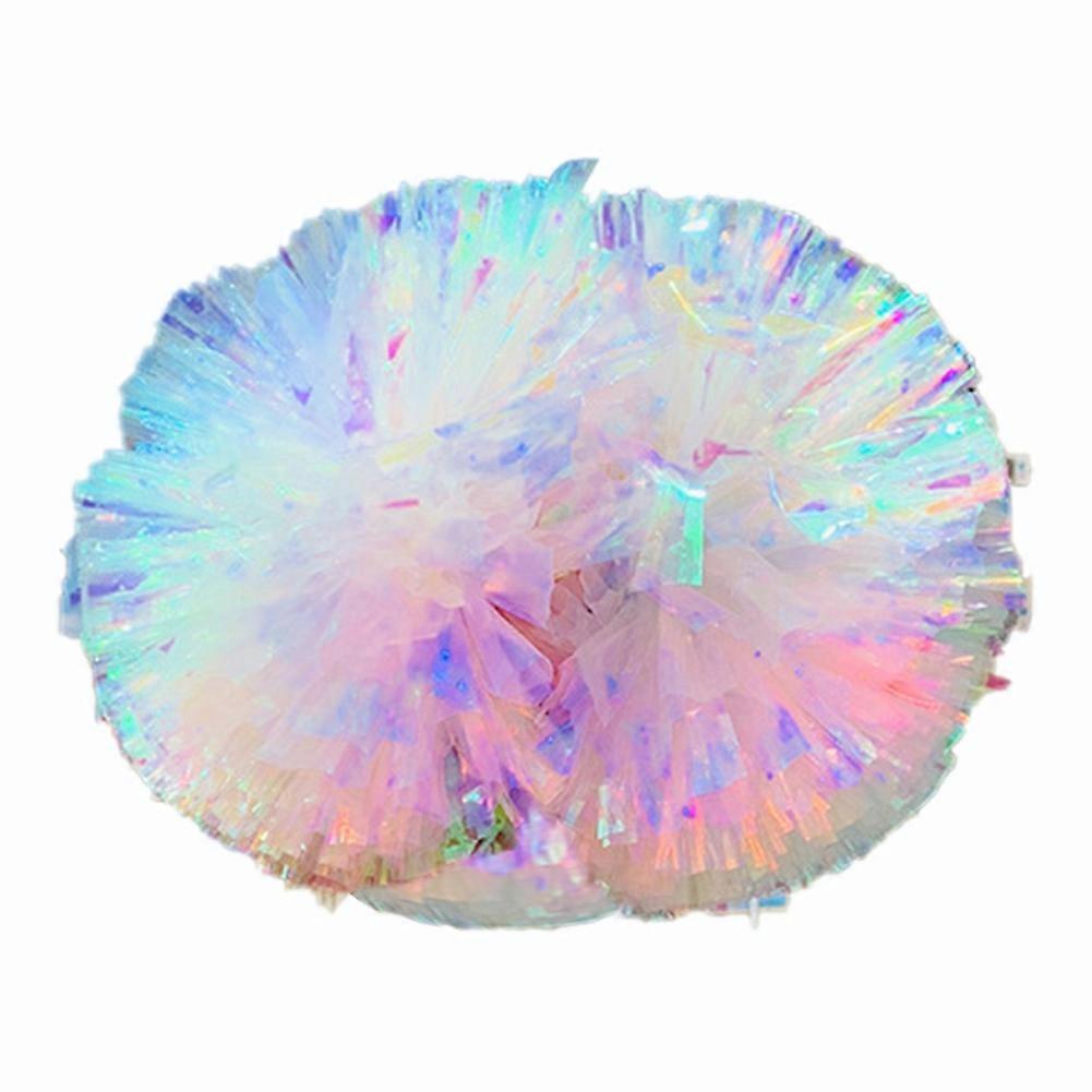 Rainbow Colorful Flower Ball Cheerleader Flower Ball Handle Rainbow Orange Single Suit