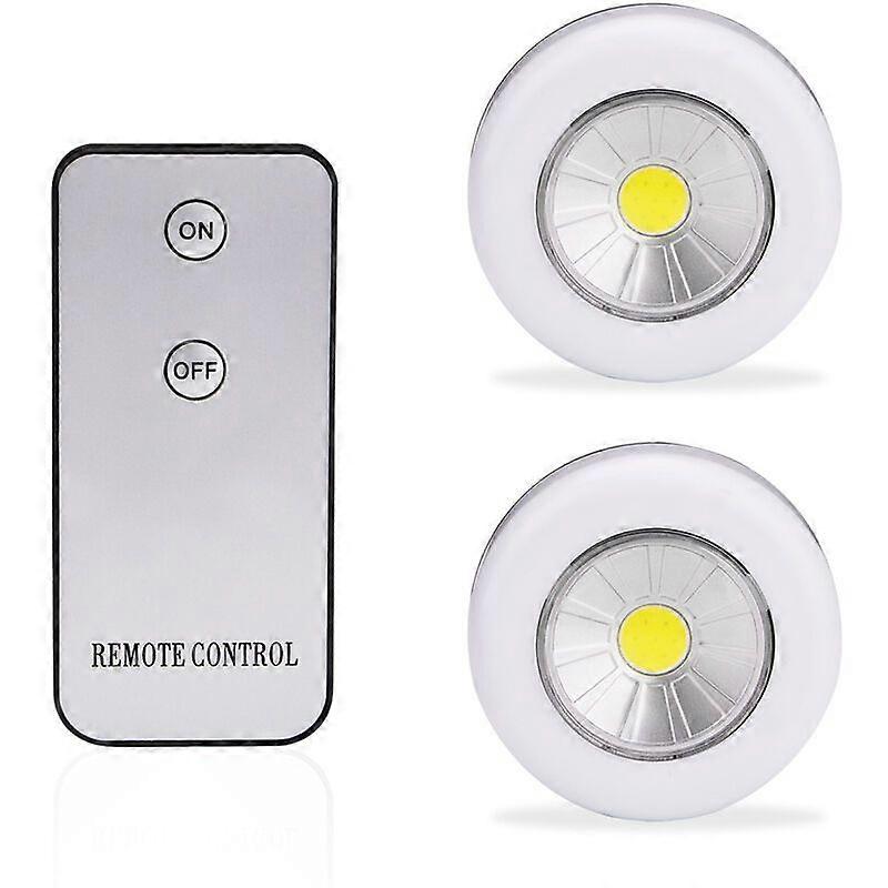 LED Night Light, Betterlife Under Cabinet Lights 2 Pack, Wireless Battery Powered Cabinet Lights, LED Kitchen Lights with Remote Control for Cabinet,