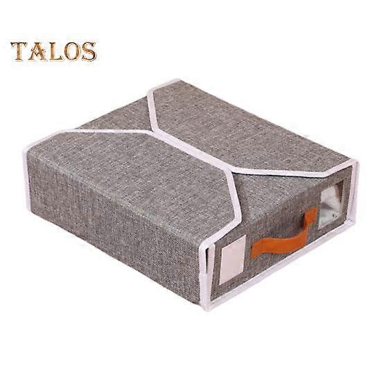 Closet Organizer Box Bed Sheet Holder with Reinforced Handle Large Capacity Multifunctional Folding Storage Case Blankets Organizer