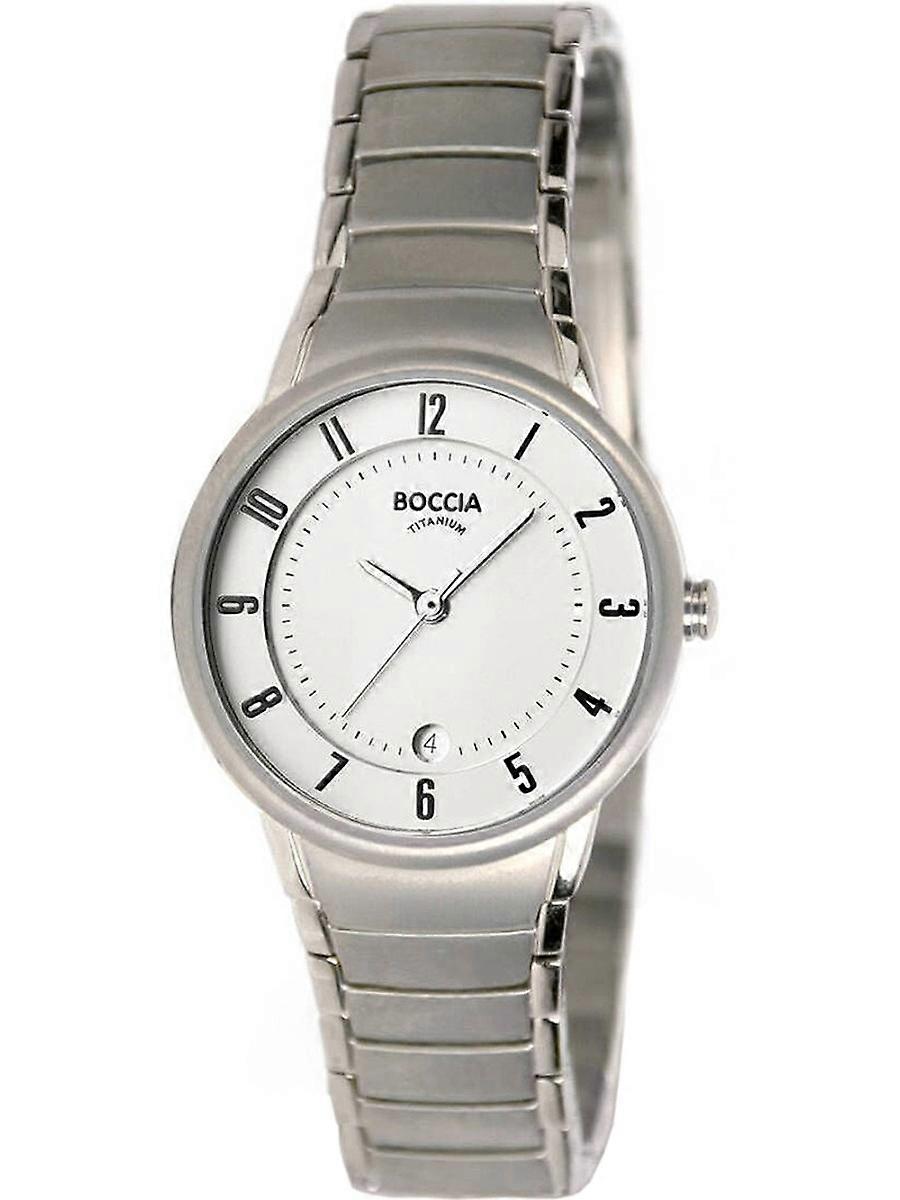Boccia Sølv Titanium Clock Titanium 3158-01 Dameur