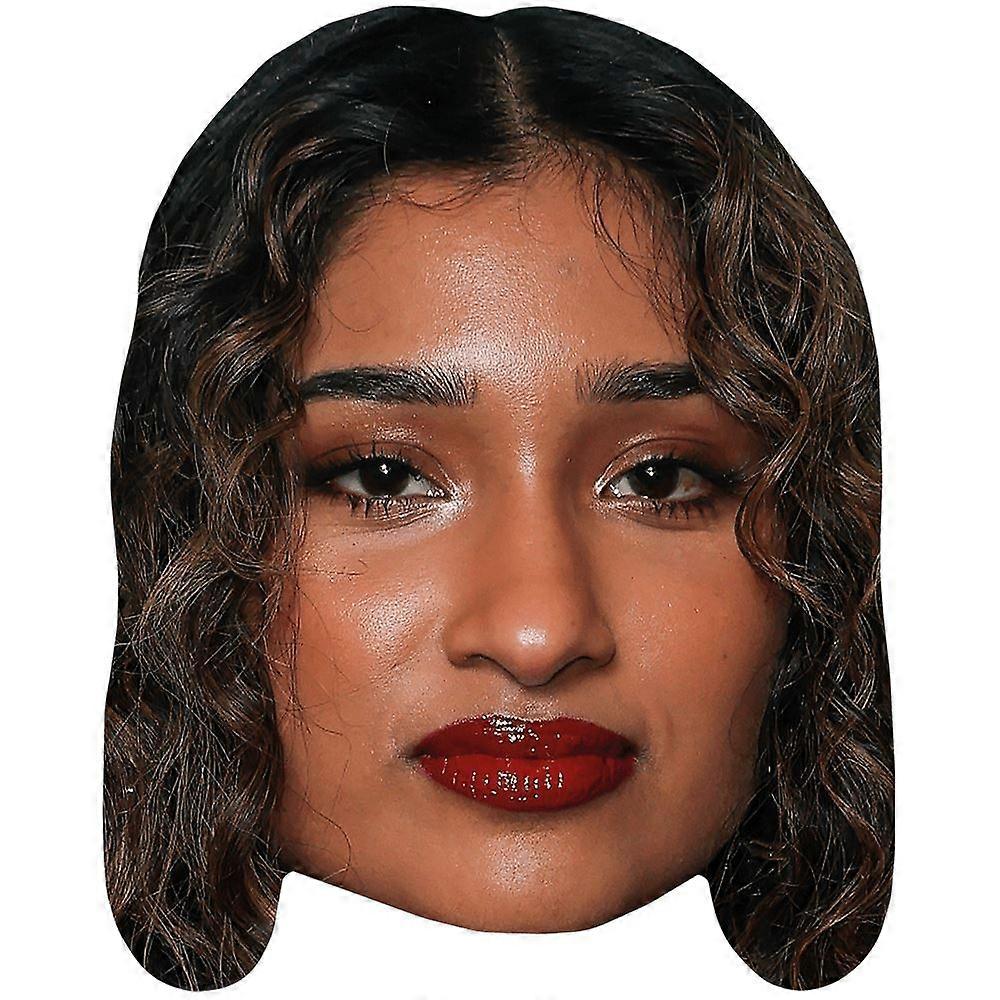 Varada Sethu (Curls) Celebrity Mask, Flat Card Face