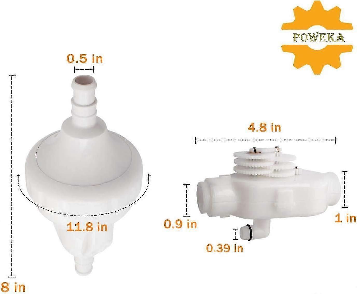 G52 Backup Valve Replacement Kit Compatible with Polaris 180,280,380 Pool Cleaner Replace Part with G53 Gear Mechanism, G57 Collar &My