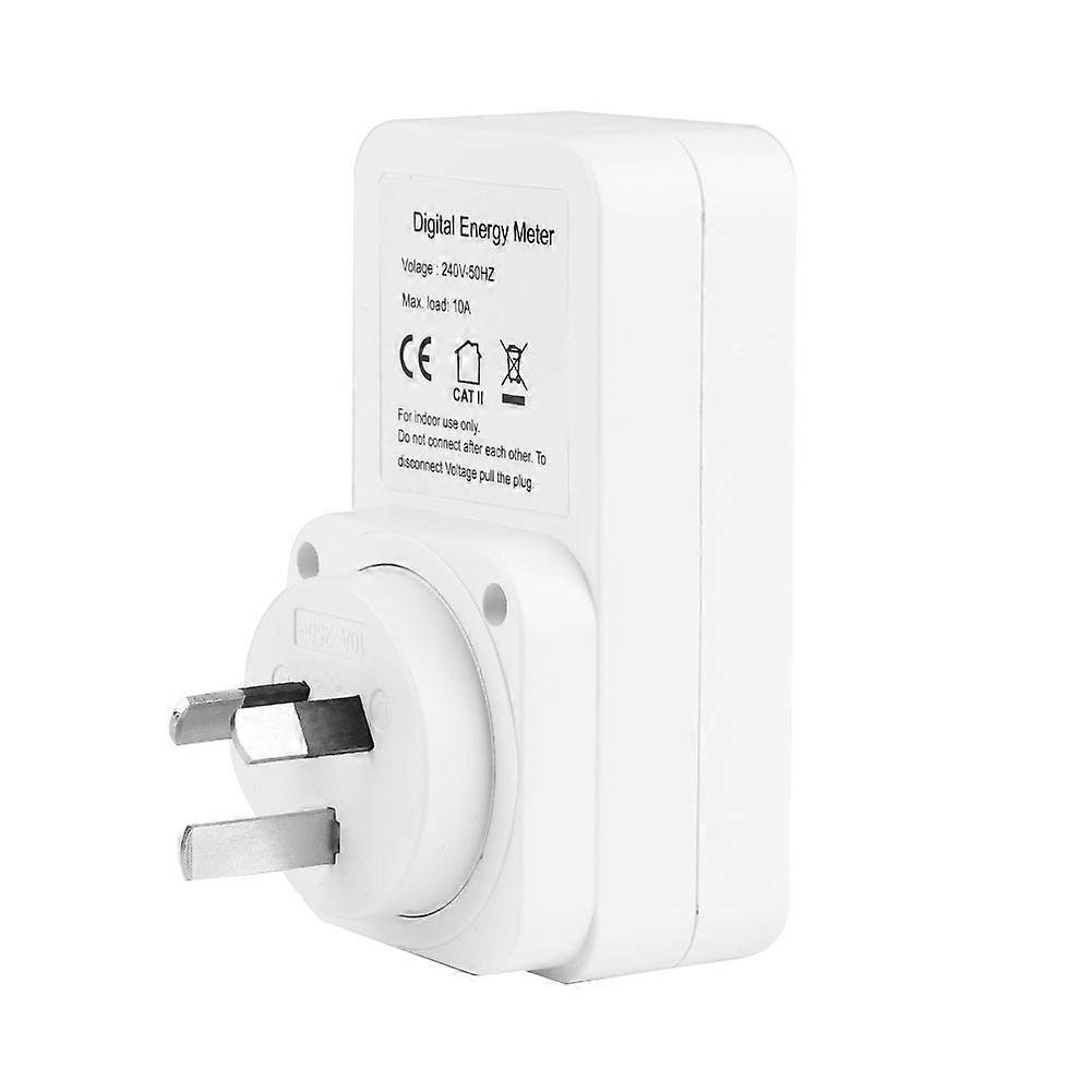 Digital Multifunction Energy Metering Socket Power Voltage Meter Monitor 100-240V (SAA)
