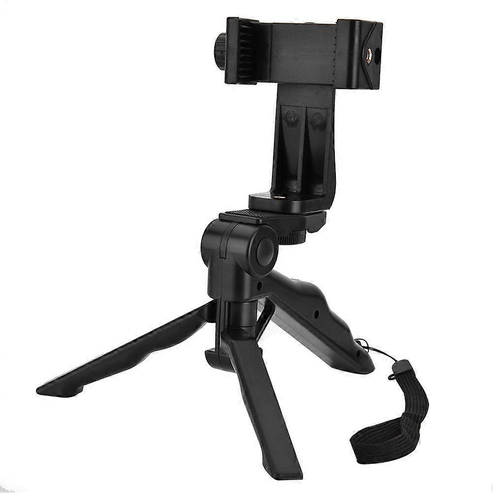 Phone Camera Tabletop Mini Tripod Heavy Duty for iPhone and Smartphones, Adjustable Clip Holder for Vlogging and Photography