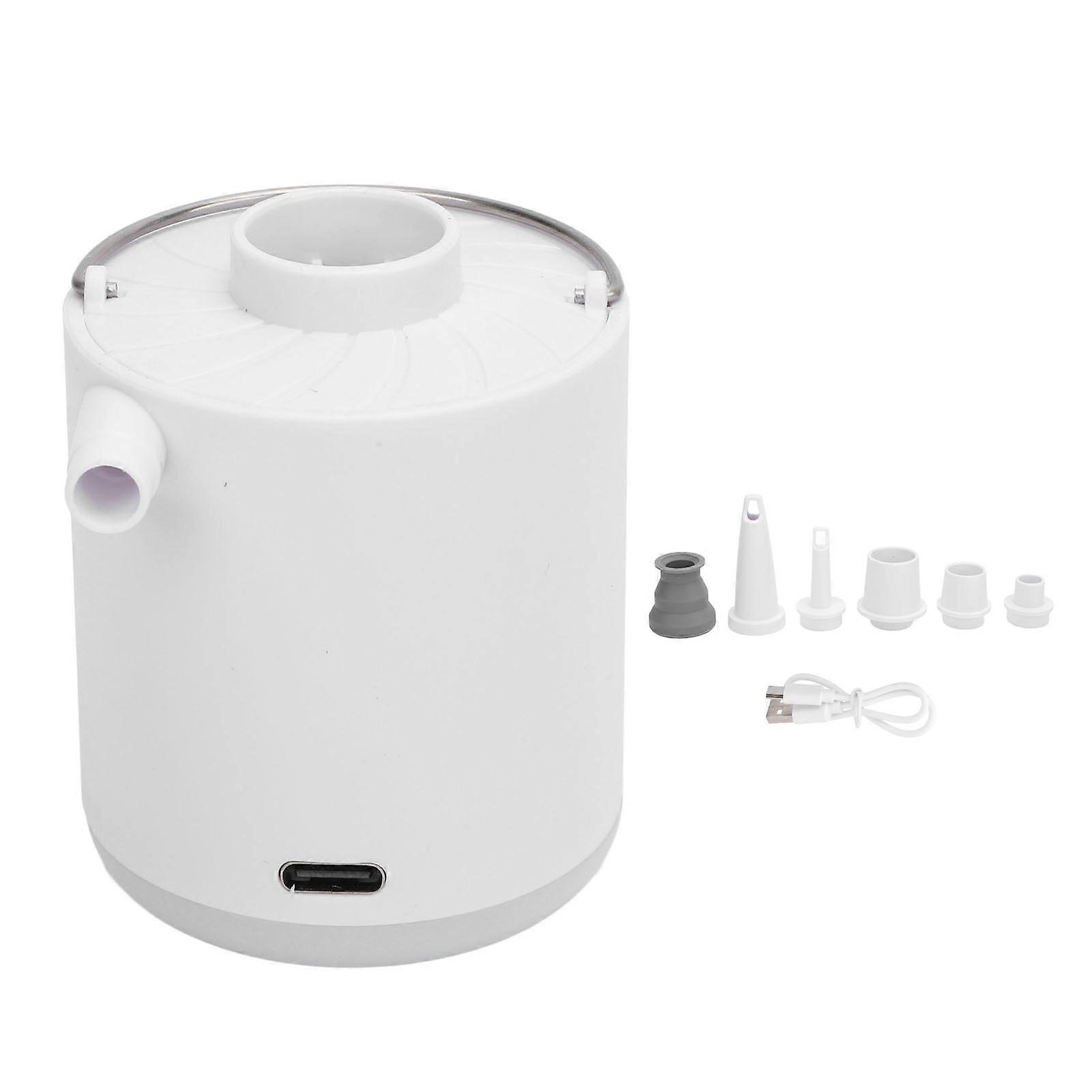 Small Air Pump 3.5kpa Inflation 3.0kpa Deflation 180L Per Minute Airflow Electric Inflator Deflator with LED Light