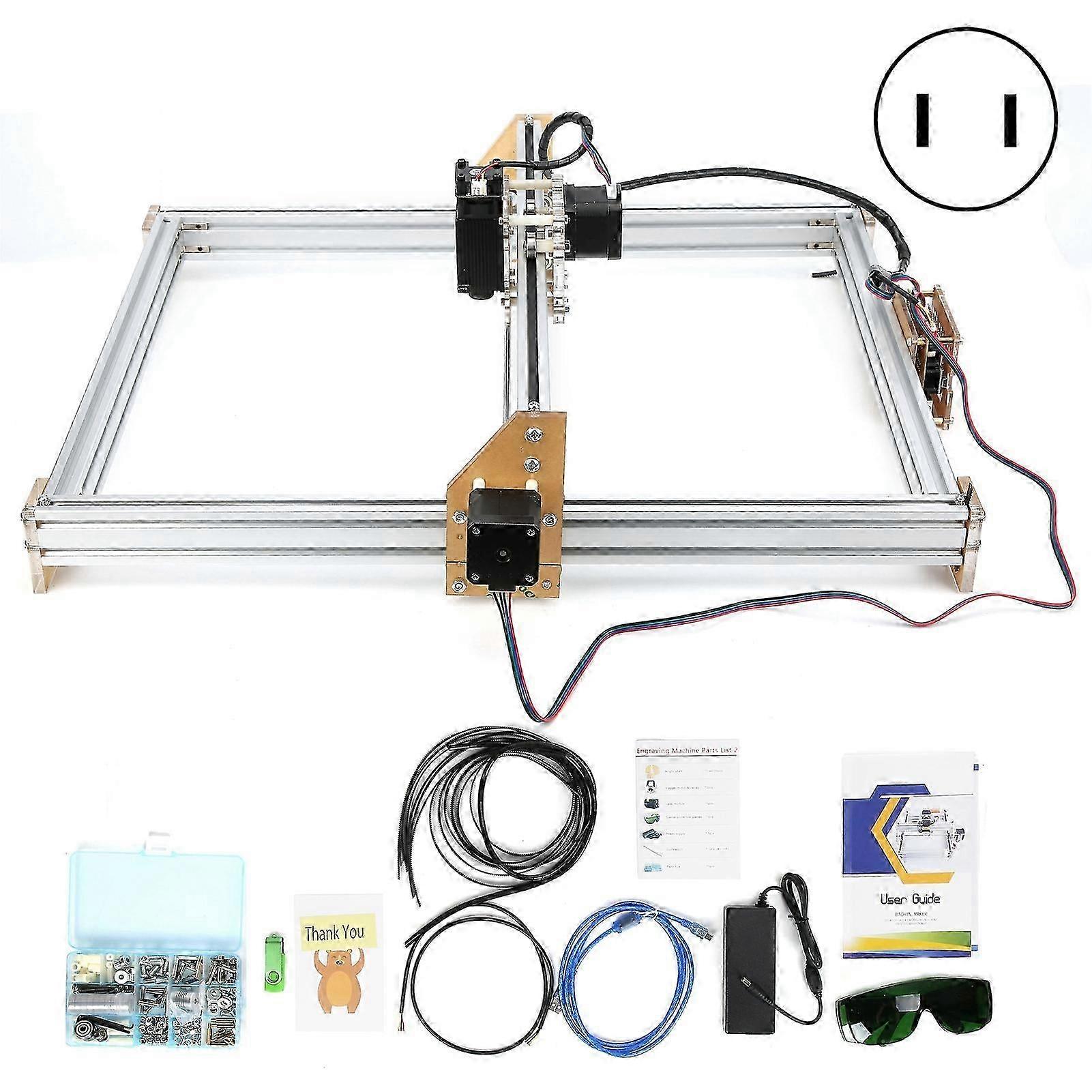 Laser Engraving Cutting Machine Small Diy Engraver Printer Desktop Cutter 4050300mw 100240vacus Plug