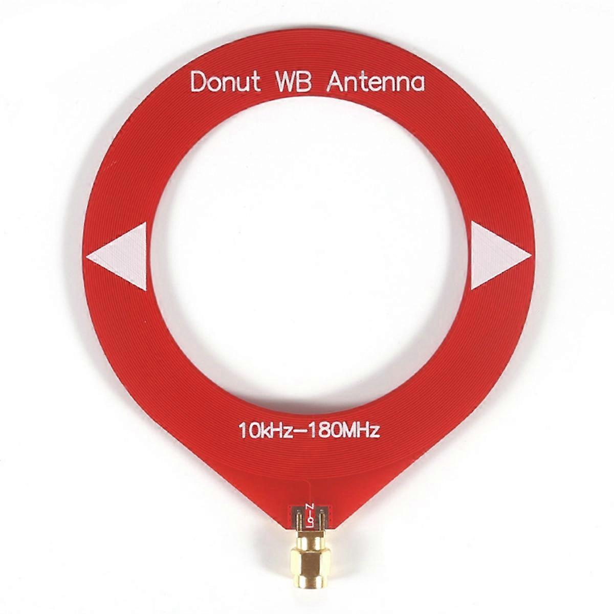 10kHz-180MHz Receiving Antenna for Radio Walkie Talkie SDR Red