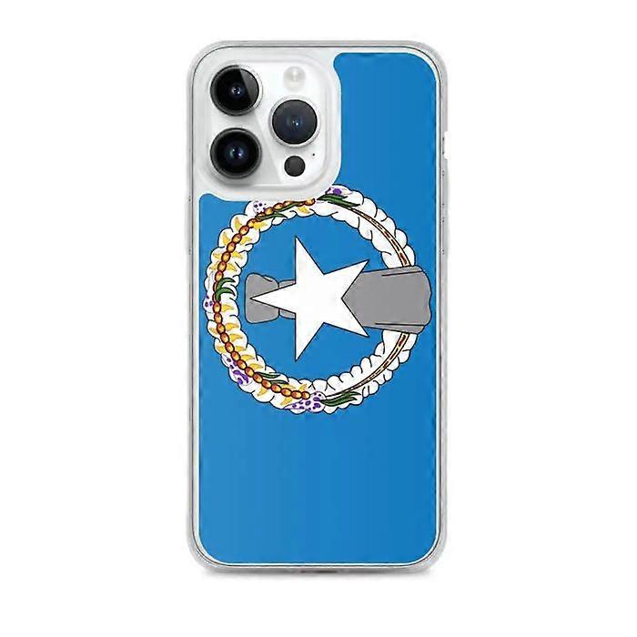 iPhone Case - Northern Mariana Islands Flag - Soft - Multicolor - Compatible with iPhone 14 Pro Max