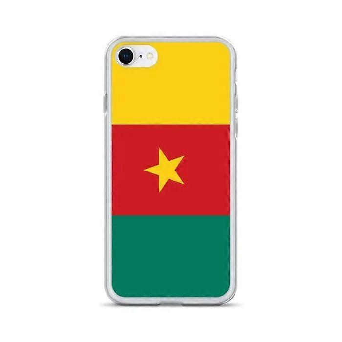 iPhone Case - PIXELFORMA - iPhone 8 - Cameroon Flag - Soft Silicone - Lightweight Design