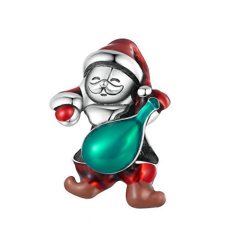 SCC2414 Christmas 925 Silver Bead DIY Bead Accessories