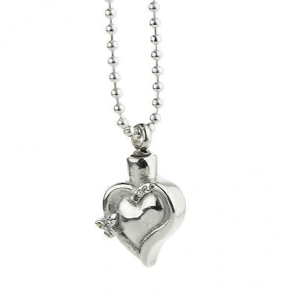 2-4pack Enamel Love Heart Pendant Cremation Keepsake Urn Keepsake Necklace E