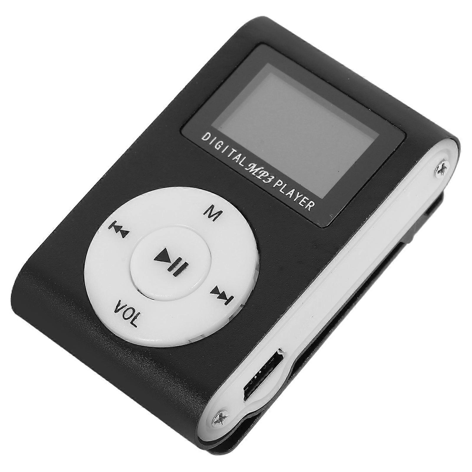 Mp3 Player Mini USB Clip Mp3 Player for Music Playing with LCD Screen