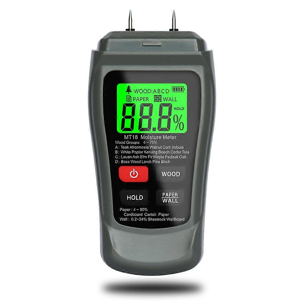 Digital Moisture Detector Tester with for Hd Display High Accuracy Timber Moisture Meter Measurement Tool for Floor Pape