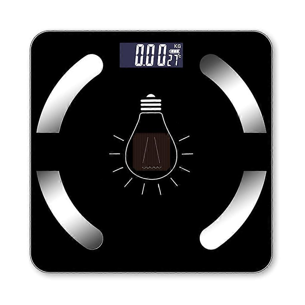 Scale with Body Fat & Water Weight Solar & USB Rechargeable Weight Scale with Wifi Function Body Composition Analyzer